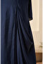 Modern Tesettür Combination Bamboo Double Set 2298-04 Navy Blue - 4