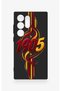 Samsung S24 Ultra Compatible Yellow Red Ivy Patterned Silicone Case - 4