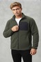 Men's Bato Collar Full Zipper 3-Pocket Outdoor Tactical Flecee Fleece Jacket - 5
