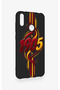 Huawei Y7 2019 Compatible Yellow Red Ivy Patterned Silicone Case - 3