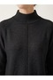 Half Turtleneck with Stitching Detail, Asymmetrical Cut 10443 - 2