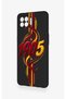 Oppo Reno 4 Lite Compatible Yellow Red Ivy Patterned Silicone Case - 4