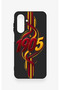 Samsung A26 Compatible Yellow Red Ivy Patterned Silicone Case - 2