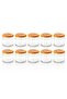 Set of 10 Jars 7X8 cm 300Cc