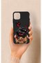 iPhone 11 Pro Max Compatible Hello Cat Patterned Silicone Case