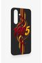 Samsung S25Fe Compatible Yellow Red Ivy Patterned Silicone Case - 3