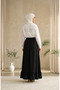 Elastic Waist Ruffle Skirt 0350-05 Black - 5