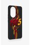 Honor 200 5g Compatible Yellow Red Ivy Patterned Silicone Case - 3