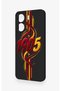 Redmi 13C Compatible Yellow Red Ivy Patterned Silicone Case - 4