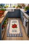 Eta Written and Thematic Modern Woven Base Decorative Carpet Eta4171 - 2