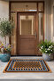 Door Mat Non-Slip Base Decorative Home Office Mat 45X70 cm - 6