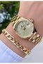 New Season Original Gold Color Women's Wristwatch – |   Bracelet with Gift |   2 Years Warranty - 4