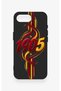 iPhone 16E Compatible Yellow Red Ivy Patterned Silicone Case - 2