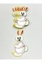 Rabbit Patterned Applique for Children's Clothing / 10 Pieces / 16X9 cm / Model # 6