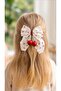 Red Tail Ribbon Bow Buckle Set - 2
