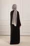 Birit Detailed Modal Abaya Black - 6