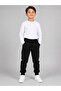 Winter Fleece-Lined 3-Thread Pocketed Sweatpants for Girls and Boys with Fleece Inside - 2