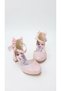 Girls' Elsali Pink Color Bow Decorated Comfortable Fit Stylish Square Heel Dressy Shoes - 2