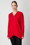 V-Neck Stone Embellished Knit Sweater 15311 - 2