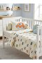 100% Cotton Cute Cars 3 Piece Baby Crib Bedding Set