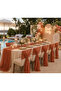Chiffon Chair Ornament Bow Sash-Wedding Engagement Henna Bride Party Organization Decor 75*190 (1 Pc) - 3