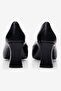 Women's High Heel Shoes Stiletto Pointed Toe Thick Heel Virelle Black - 4