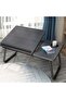 Multifunctional Bedside Laptop Table, Adjustable Folding Computer Desk with Angled Work Surface, Convenient Side Table with Cup Holder, Durable Construction and Portable Design, Perfect for L - 4