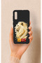 Samsung A70 Compatible Yellow Red 1905 Lion Pattern Silicone Case