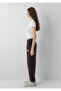 Women's M1010757-70240 Knitted Pants Black Coffee Plum - 3