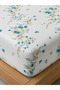 Single Elastic Sheet Set 100X200 cm Floral Patterned + 1 Pillowcase - 4
