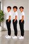 3-Piece Girls' and Boys' Sweatpants Seasonal 2 Thread Casual-School Wear - 2