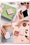 Compact Mirror, Rechargeable 30X Magnifying Mirror with 3 Lighting Modes & Dimmable Brightness, Portable Travel Makeup Mirror with Light, Essentials for Travel, Pocket, Purse, Gifts for Women Pink - 5