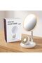 3-in-1 LED Makeup Mirror with Fan, Rechargeable Portable Cordless Fan, 3 Speeds Quiet Cooling, 3-Color Stepless Dimming Vanity Mirror, USB Powered for Home Office - 6