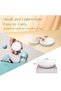 Portable LED Lighted Compact Mirror with 1X/3X Magnification – Rechargeable Mini Makeup Mirror with USB Cable, Ideal for Travel, Purses, Pockets, and Gifts (White) - 7