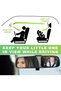Baby Car Mirror Rear Facing Car Seat Mirrors Baby Car Monitor with Wide Crystal Clear View, Shatterproof, Easy Assembled, Easily Observe the Baby Move - 2