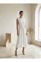 Luxury Casual Elegance Crew Neck Solid Color Relaxed Fit Summer Dress(E7)