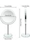 1X / 15X Magnifying Makeup Mirror with Stand - 7 Inch Tabletop Vanity Mirror for Bathroom or Bedroom with 360° Rotation. - 5
