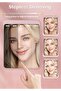 Compact Mirror, Rechargeable 30X Magnifying Mirror with 3 Lighting Modes & Dimmable Brightness, Portable Travel Makeup Mirror with Light, Essentials for Travel, Pocket, Purse, Gifts for Women Pink - 3
