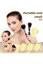 8 Pcs Compact Mirror Bulk with 1X 2X Magnification Double Sided Mini Travel Makeup Mirror Small Portable Pocket Mirror Folding Round Purse Compact Mirrors for Women Girls Bridesmaid Gifts(Gold) - 5