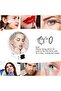 30x Magnifying Mirror, Travel Hand Mirrors with Handle - Double Side Handheld Mirror with 1X 30X Magnification & Adjustable Handle, Hand Held Foldable Travel Mirror for Makeup(Pearl White) - 6