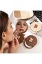 Small Round Makeup Mirror, Cute Portable Pocket Mirror with Waffle Pattern, Compact Travel Mirror for Purse, Lightweight Folding Makeup Tool for Daily Use, Mini Beauty Mirror for Women and Girls - 3