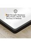 Arch Full Length Mirror, Full Body Standing Mirror, Dressing Mirror, Aluminum Alloy Long Mirrors for Bedroom, Living Room, Beauty Shop (160 * 50cm) (Black1) - 3
