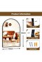 24"x36" Arch Bathroom Mirror, Wall Mounted Mirror, Black Vanity Wall Mirror w/Metal Frame for Bedroom, Entryway, Living Room (Black, 60x90cm) - 4