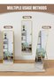 Full Length Mirror for Wall, Floor Mirror with Plastic Frame, Dressing Mirror Full Body Standing Mirror for Living Room, Bedroom, Beauty Shop (151 * 41cm) (Yellow) - 5