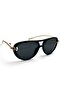 Vespa Black Oval Women's Sunglasses |   55 Ekartman Uv400 Protected - 5