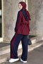 Garnili Double Pocket Claret Red Set - 4