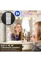 PlanetEase Makeup Mirror Large, 22.8x18.1 inch Vanity Mirror LED 15 Bulb Lights with Bluetooth Speaker and USB Charging Port, 3 Color Dimmable Touch Control, Hollywood Style for Professional, Bedroom - 2