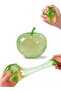 Apple Squishy 6cm Handmade Squeeze Toy – Non-Sticky Glutinous Stress Relief Fidget Ball for Adults & Kids | Translucent Gel Apple Squishy for Focus & Anxiety Relief | Best Unique Birthday Gift