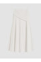 Lcw Modest Embroidered Flared Skirt with Shawl Tie Detail - 7
