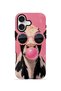 iPhone 16 Vorian Double Layer Case Bubblegum Cow